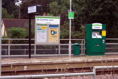 Coombe Lane tram station.